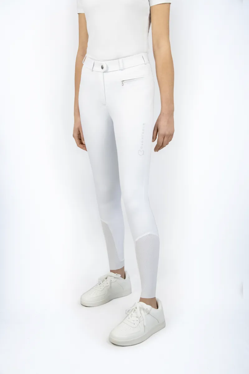 Coldstream Eckford Crystal Breeches - White